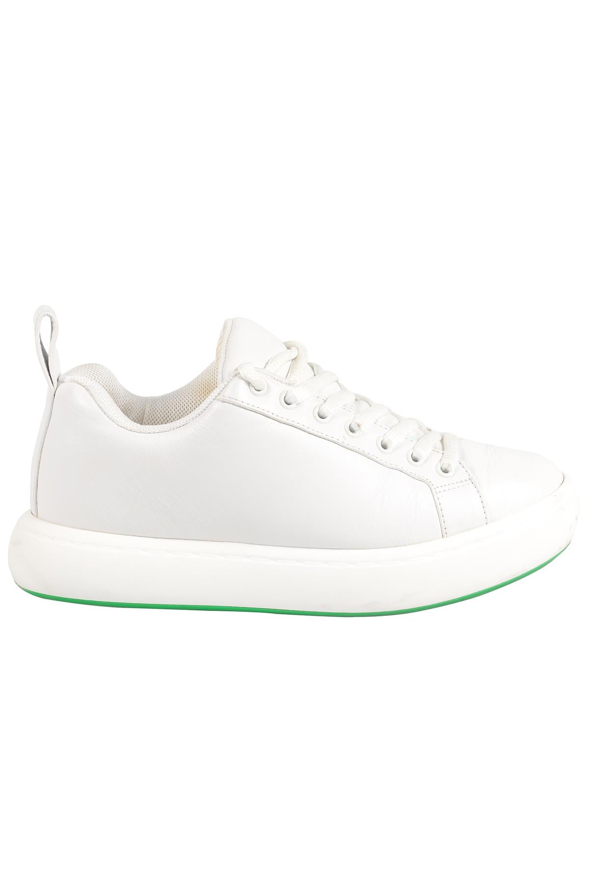 BOTTEGA VENETA WHITE PILLOW LEATHER SNEAKERS EU 39 UK 6 US 9