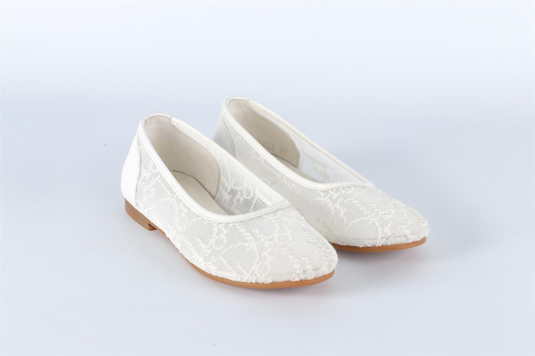 CHRISTIAN DIOR WHITE KIDS GIRLS BALLET FLATS EU 27 UK 9 US 10