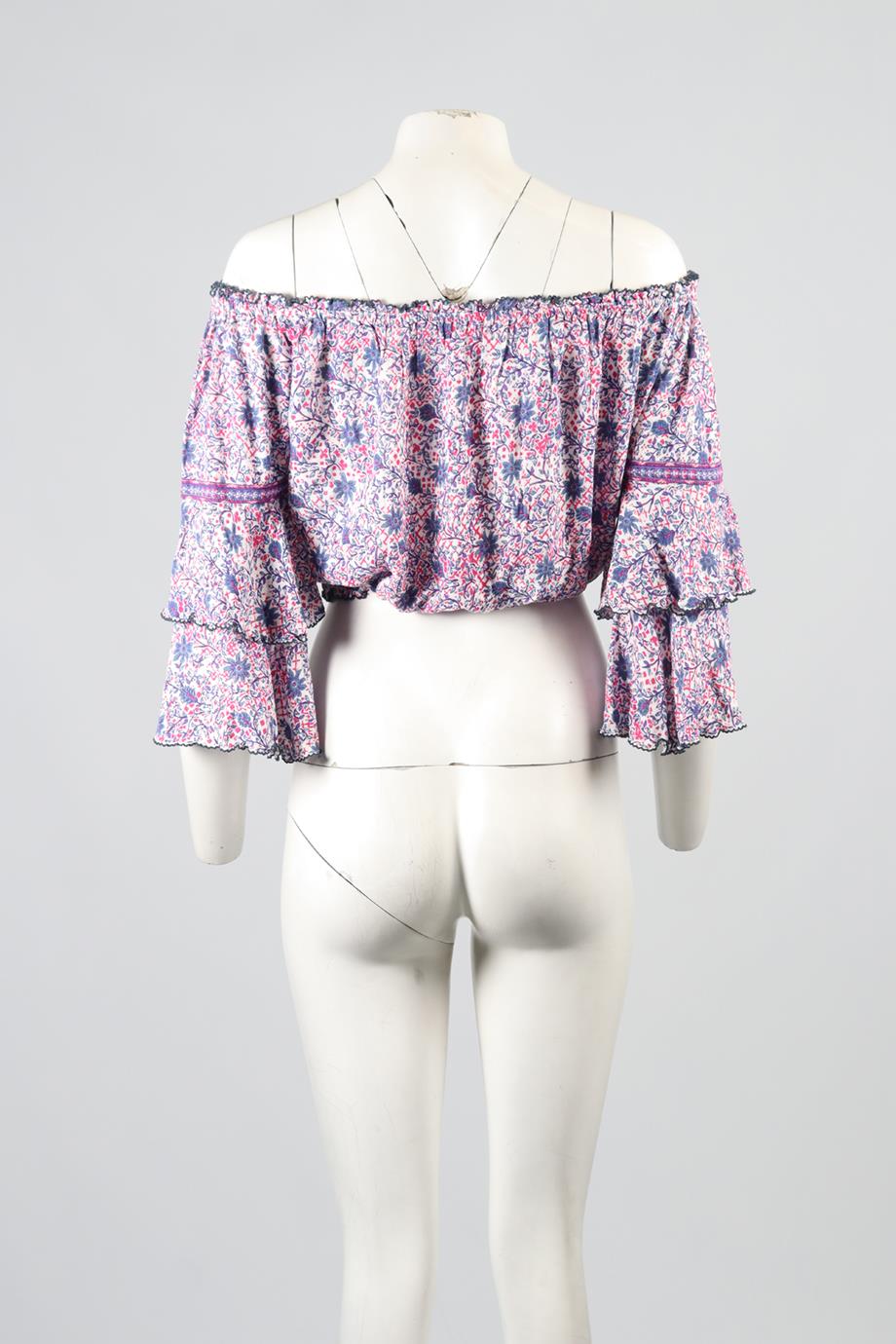POUPETTE ST BARTH CROPPED VOILE TOP SMALL