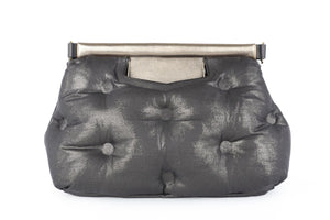 MAISON MARGIELA NAVY GLAM SLAM FABRIC CLUTCH
