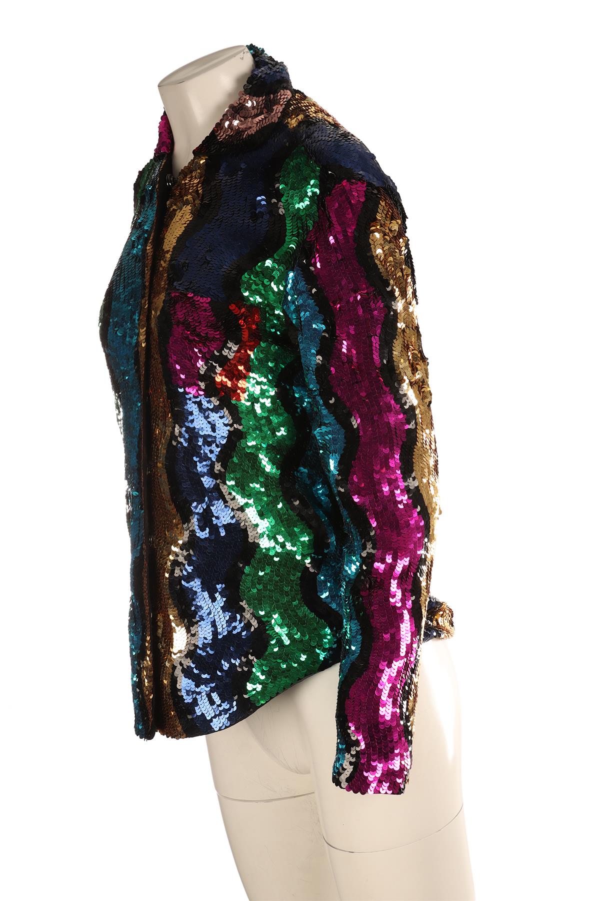 MIRA MIKATI MULTI SEQUIN JACKET FR 36 UK 8