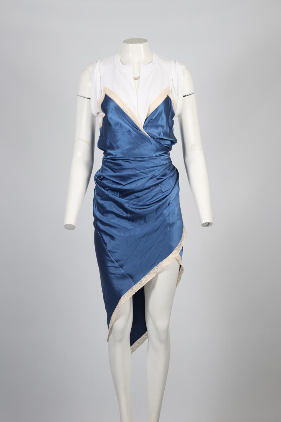 ALEXANDER WANG COTTON AND SILK BLEND MINI DRESS US 0 UK 4 | nikkibradford ALEXANDER WANG COTTON AND SILK BLEND MINI DRESS US 0 UK 4 | nikkibradford