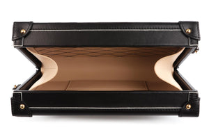 LOUIS VUITTON BLACK 2017 PETITE MALLE GOLDEN LIGHT LEATHER CLUTCH