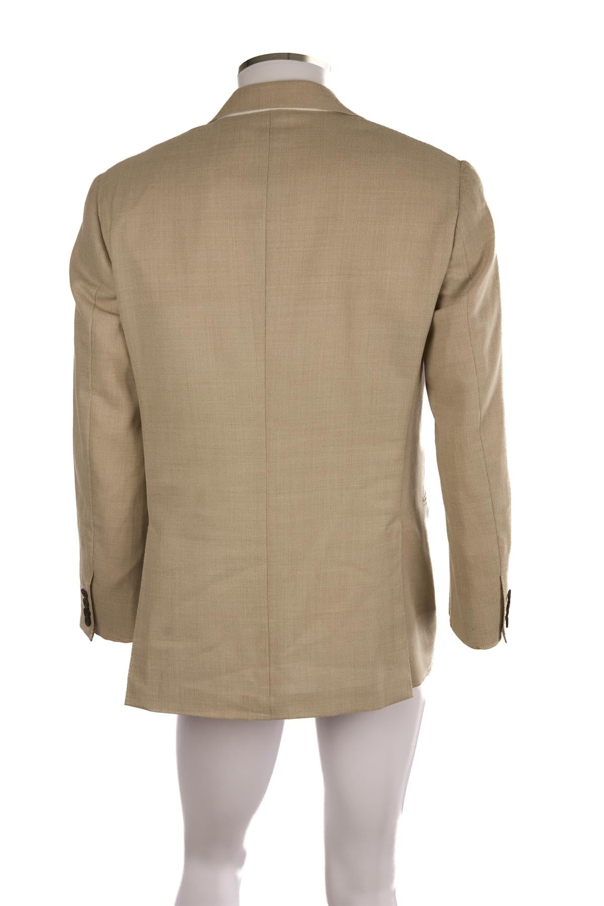 THOM SWEENEY BEIGE MEN'S WOOL BLAZER IT 50 UK/US 40 FR 50