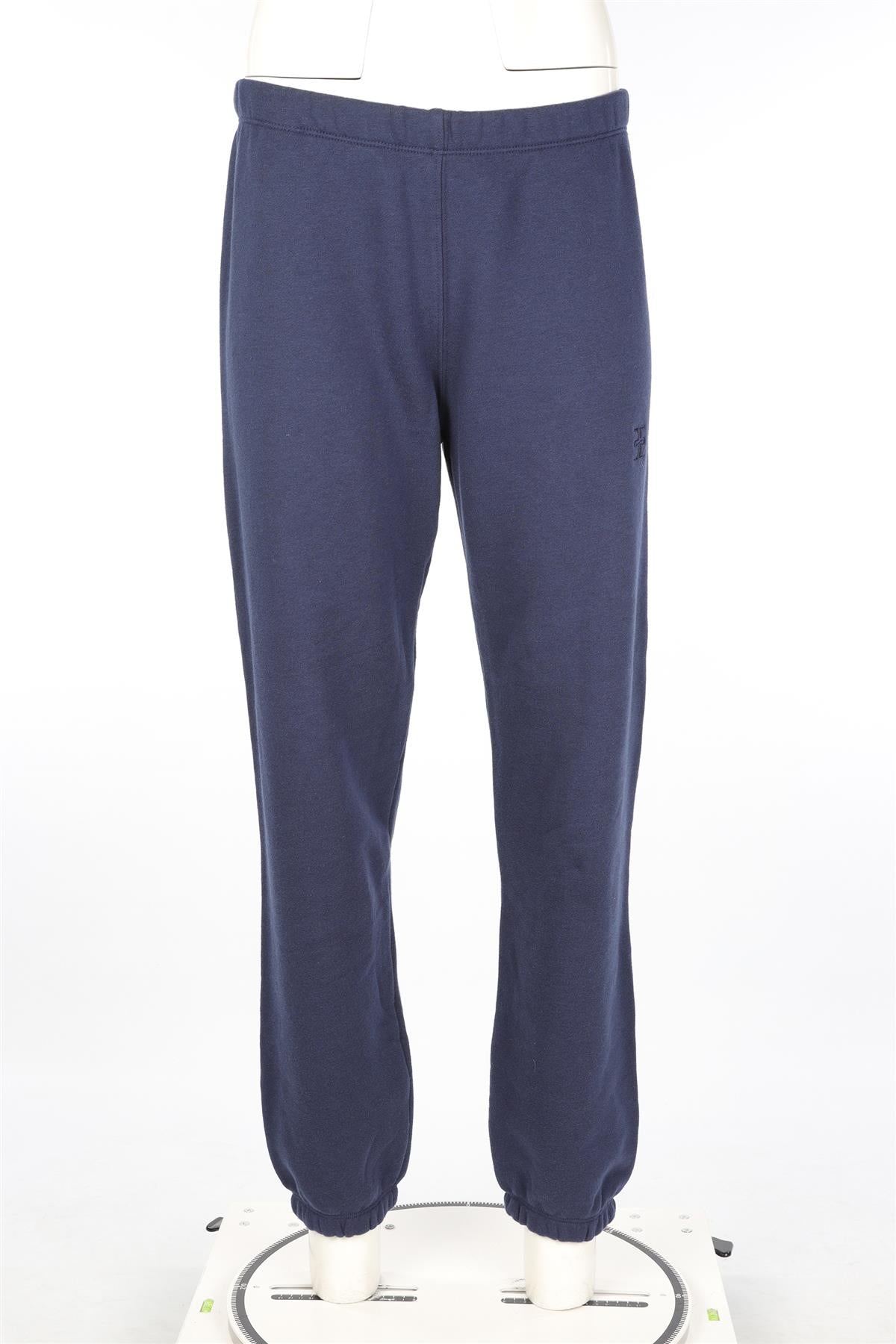 ETERNE NAVY COTTON TRACK PANTS MEDIUM