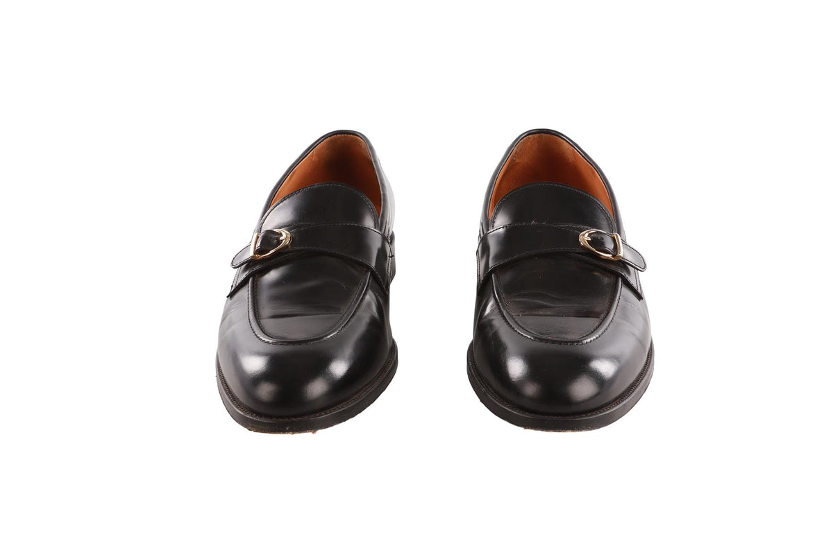RUSSELL & BROMLEY BLACK MEN'S HAYTON LEATHER BROGUES EU 46 UK 12