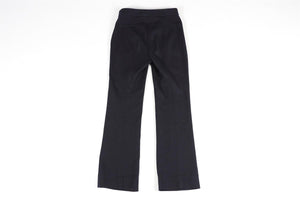 GUCCI NAVY COTTON STRAIGHT LEG PANTS IT 40 UK 8