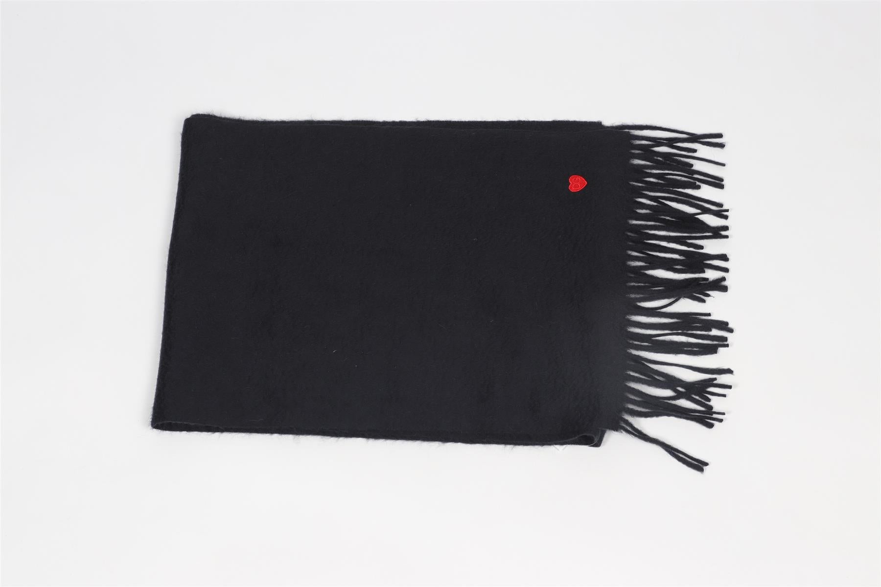 DOLCE & GABBANA NAVY CASHMERE SCARF