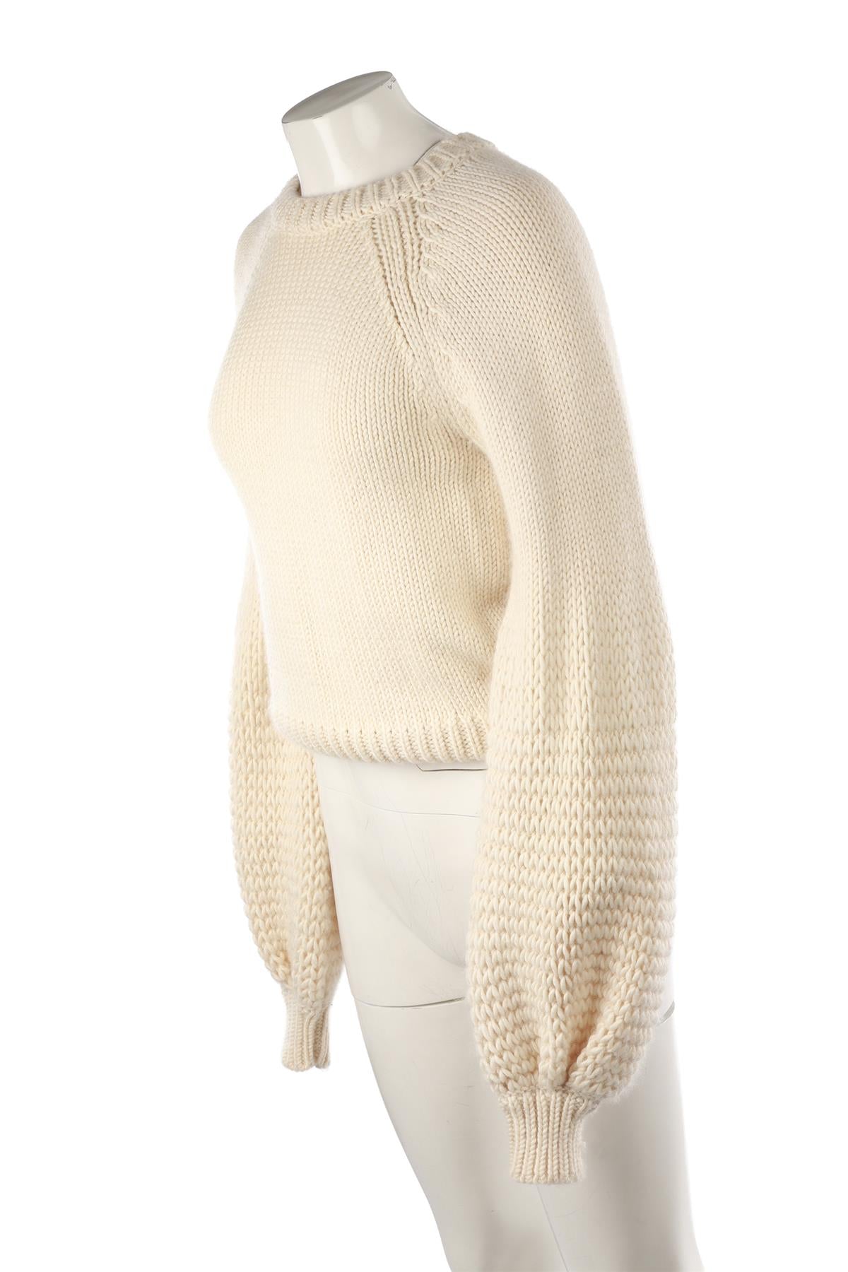 CREAM WOOL JUMPER