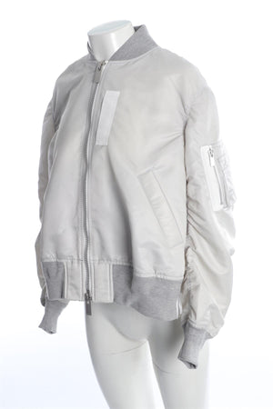 SACAI GREY SHELL JACKET UK 8