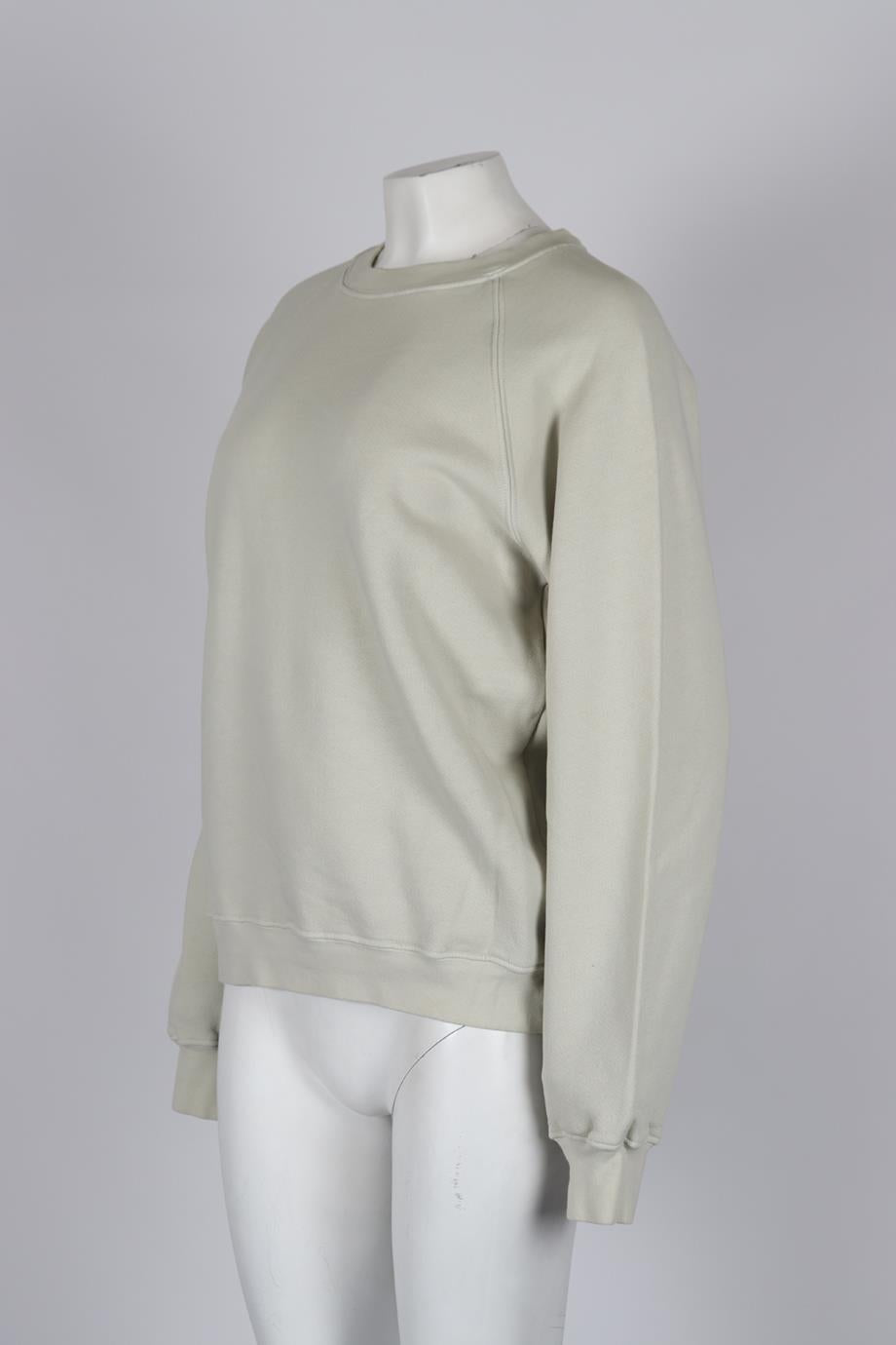 LES TIEN COTTON JERSEY SWEATSHIRT SMALL