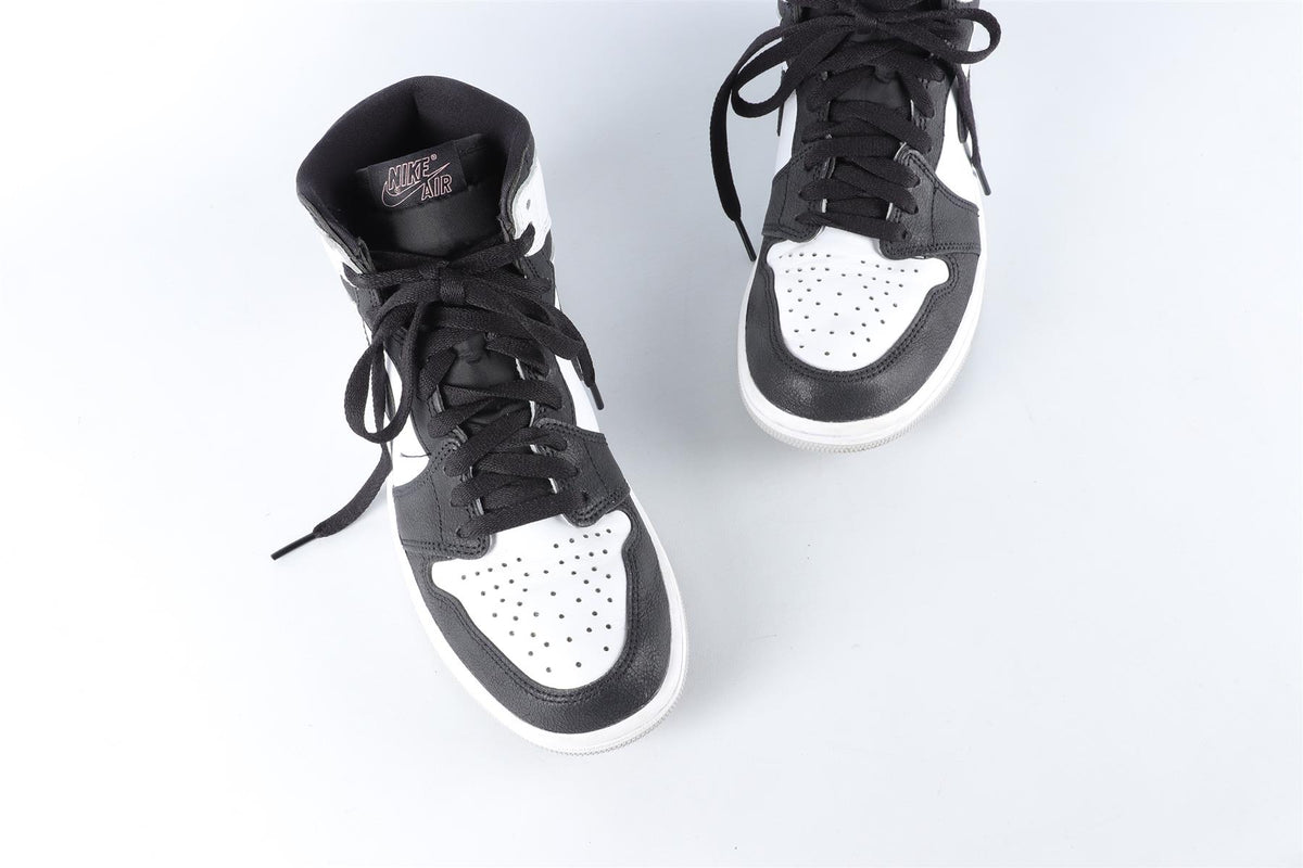 NIKE BLACK AIR JORDAN 1 RETRO STAGE HAZE SNEAKERS EU 40 UK 6 US 7