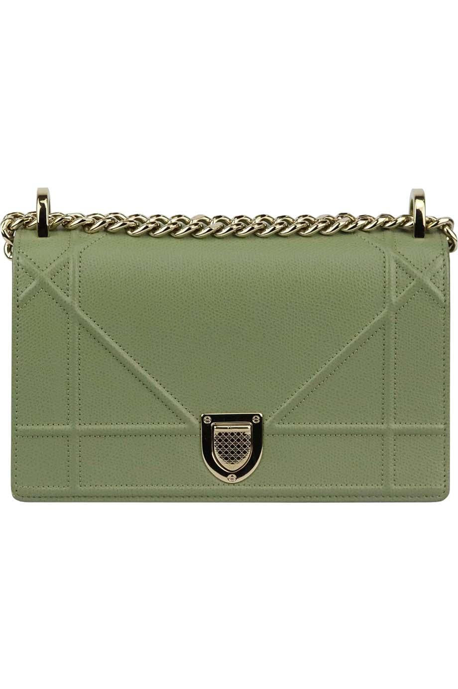 CHRISTIAN DIOR DIORAMA SMALL LEATHER SHOULDER BAG