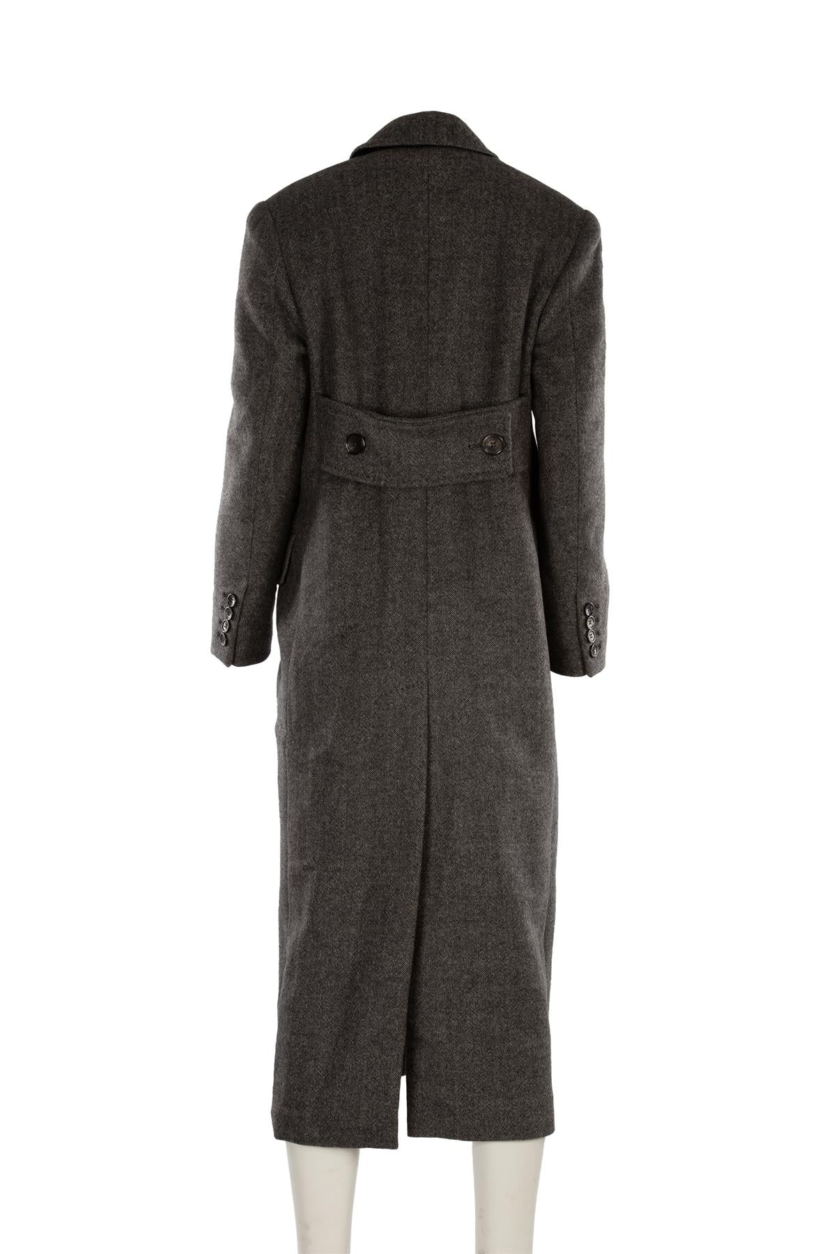 MAX MARA GREY ECCESSO WOOL COAT IT 40 UK 8