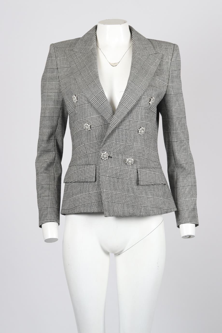 ALEXANDRE VAUTHIER WOOL BLEND BLAZER FR 40 UK 12