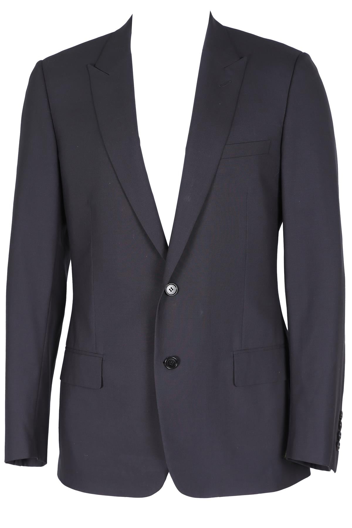 CHRISTIAN DIOR NAVY MEN'S WOOL BLAZER IT 50 UK/US 40
