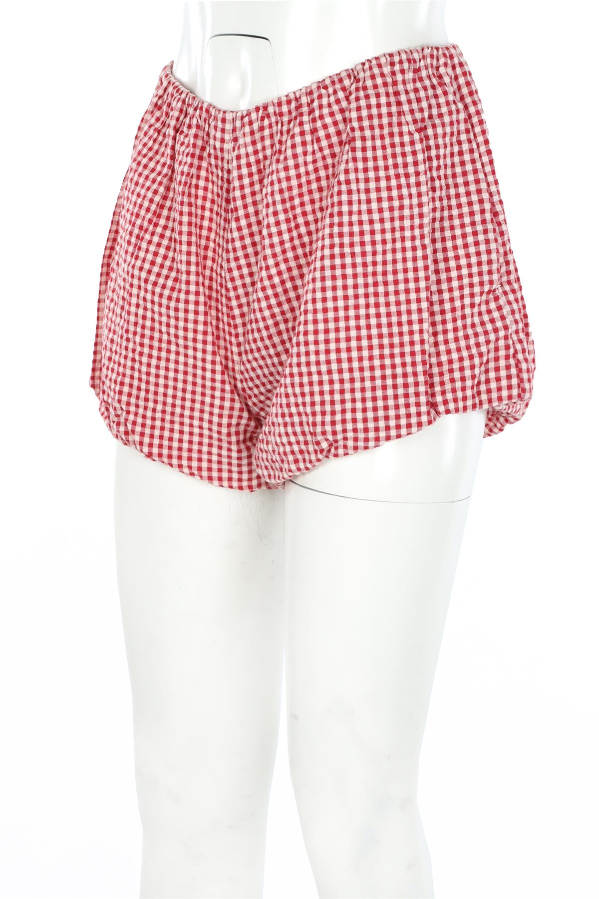 POSSE RED COTTON SHORTS SMALL
