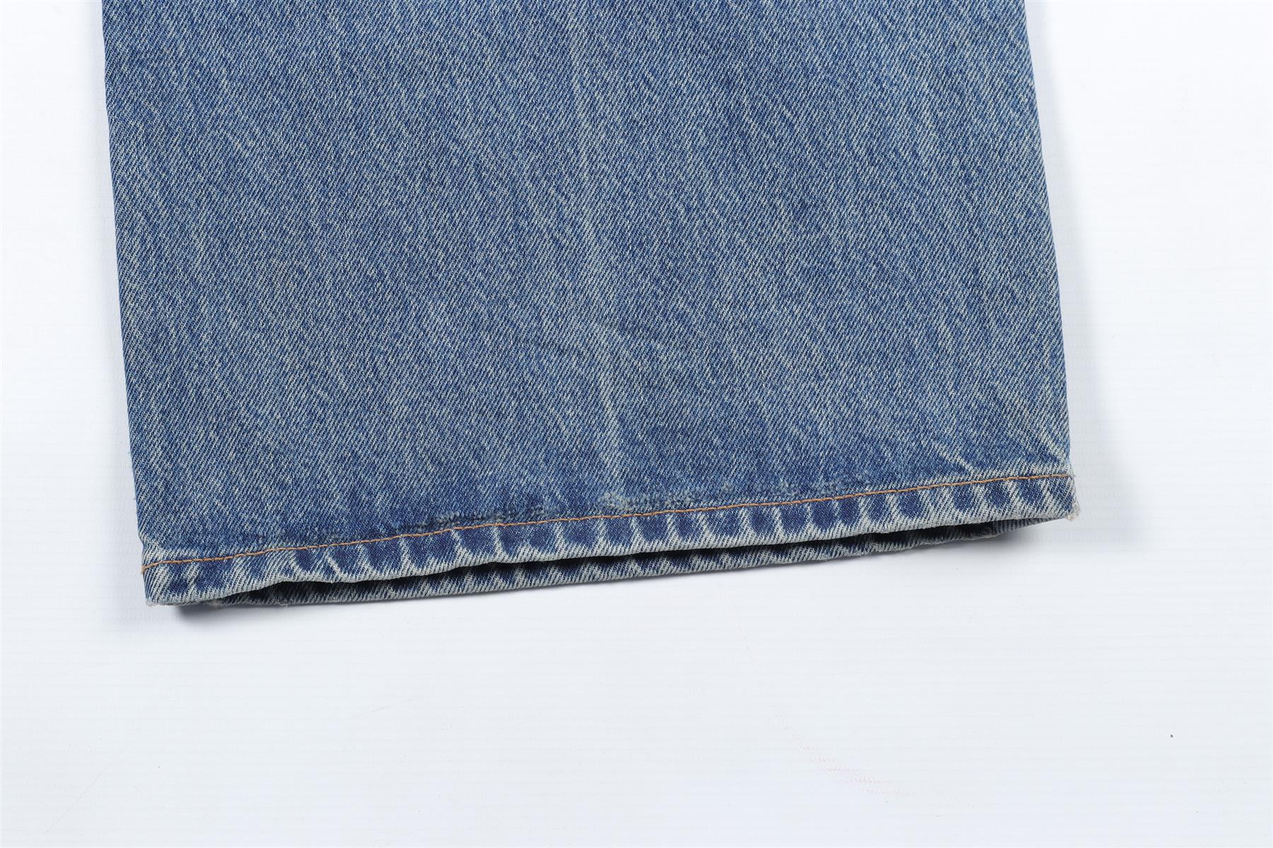 REFORMATION BLUE HIGH RISE WIDE LEG JEANS W24 UK 6