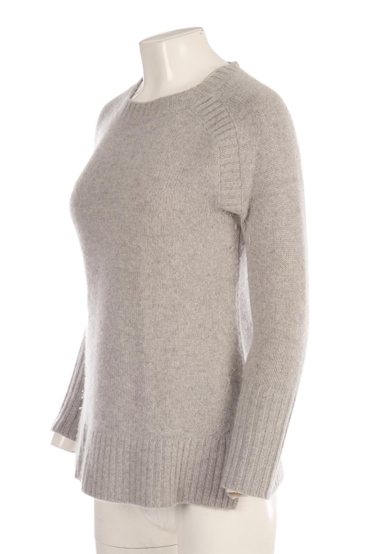 J.CREW GREY CASHMERE SWEATER XSMALL