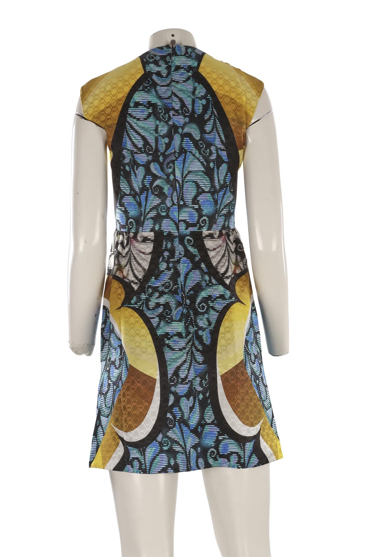 PETER PILOTTO MULTI SILK MINI DRESS UK 8