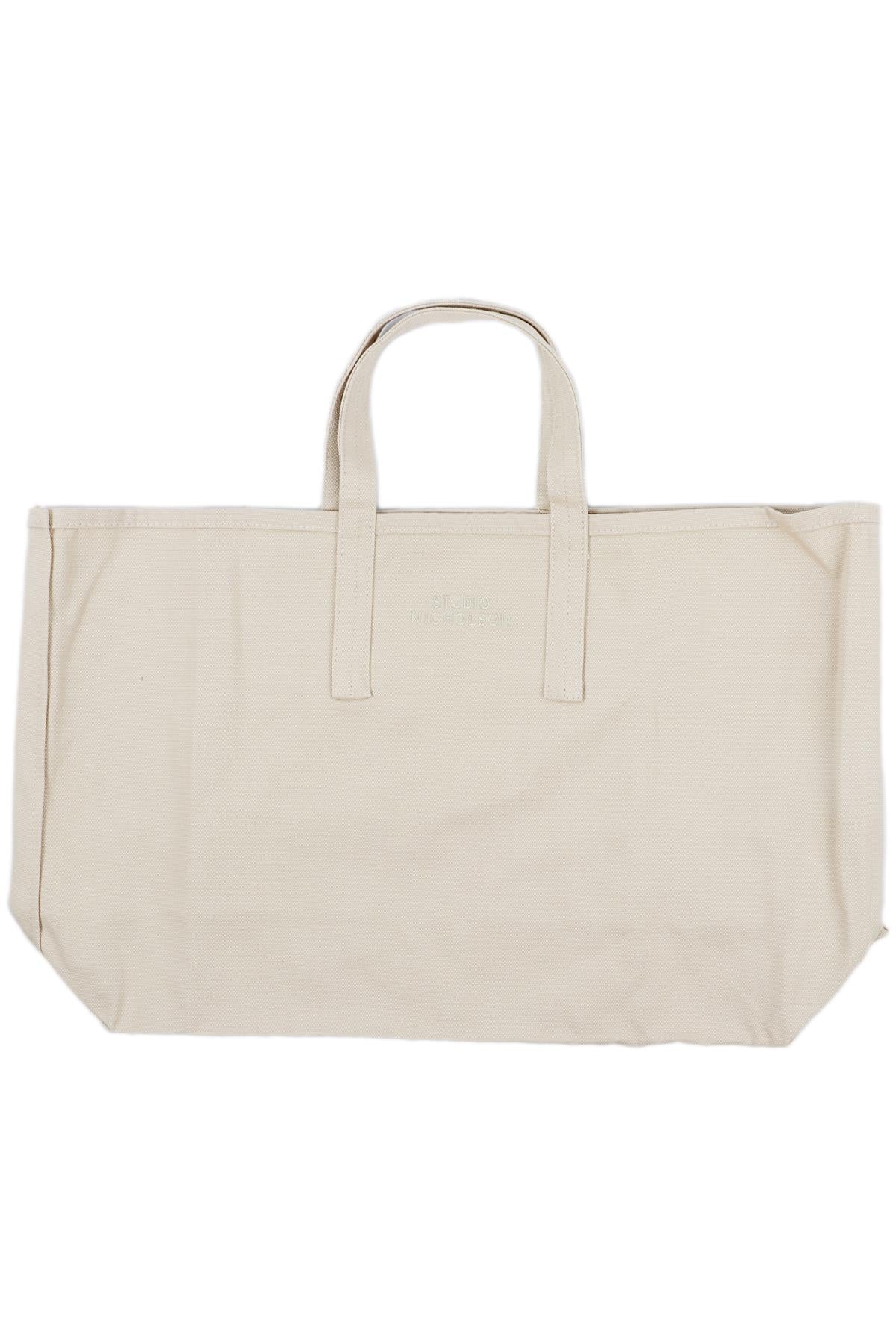 STUDIO NICHOLSON BEIGE CANVAS TOTE BAG
