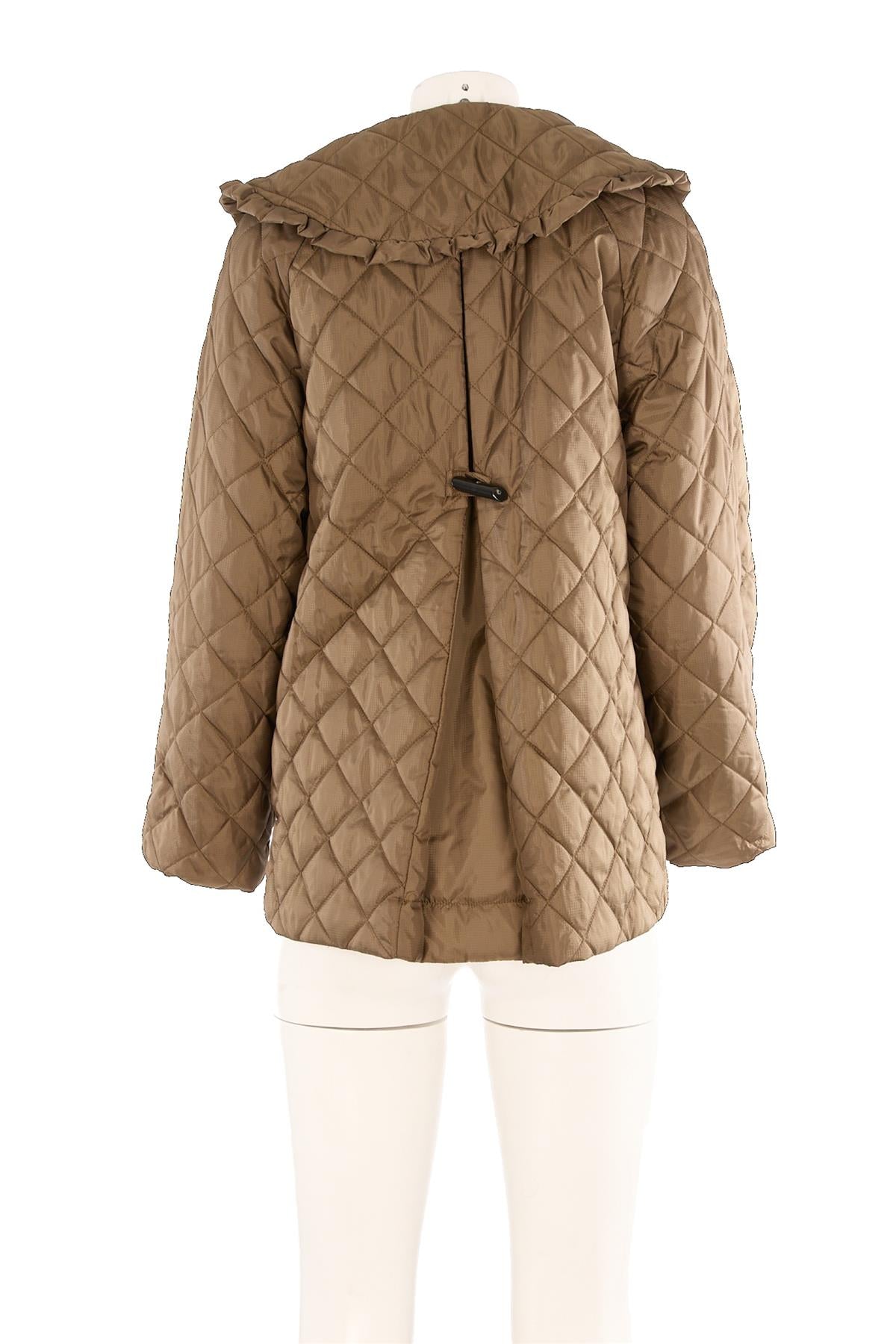 GANNI GREEN SHELL JACKET DE 32 UK 4