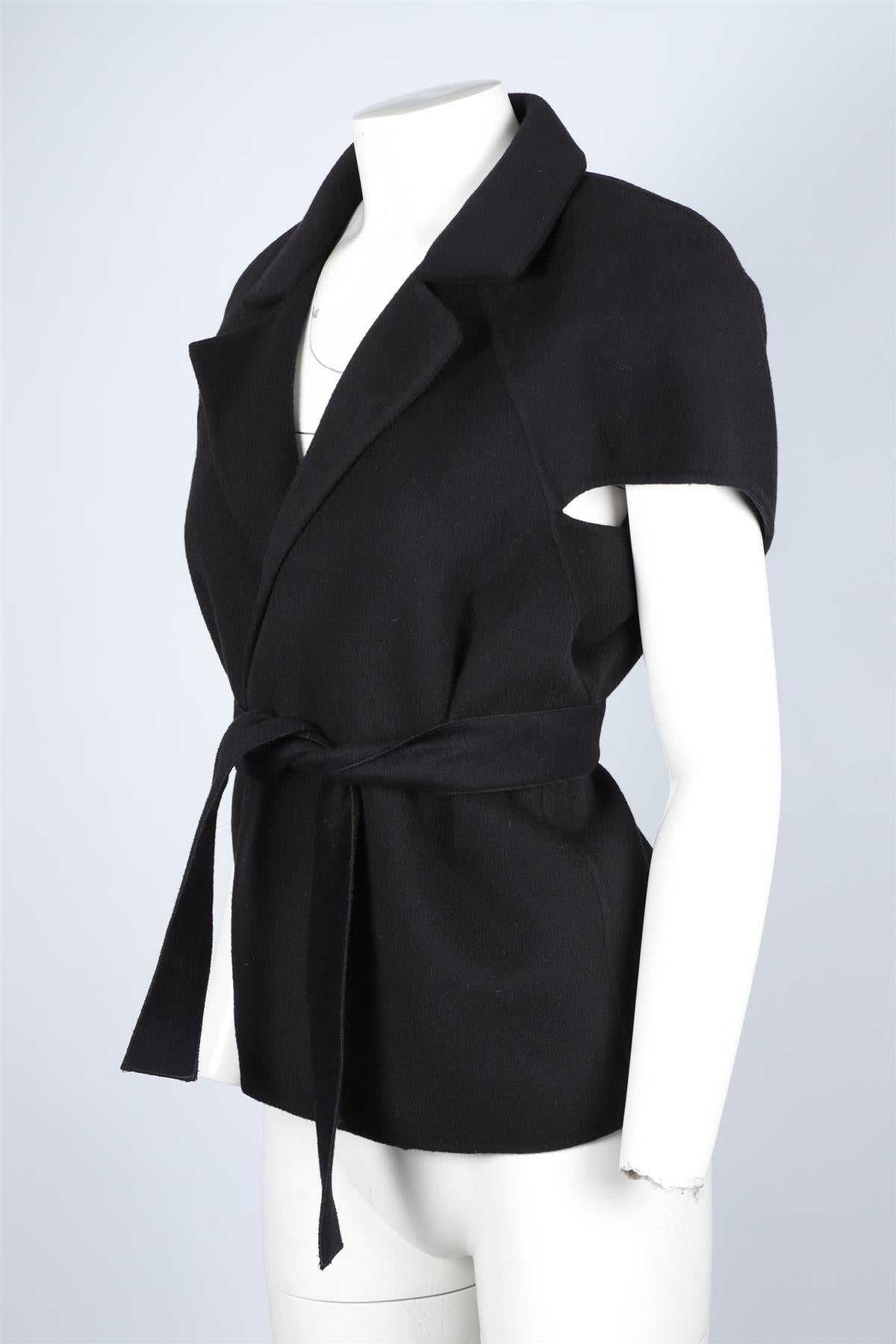 BOTTEGA VENETA BLACK CASHMERE JACKET IT 38 UK 6