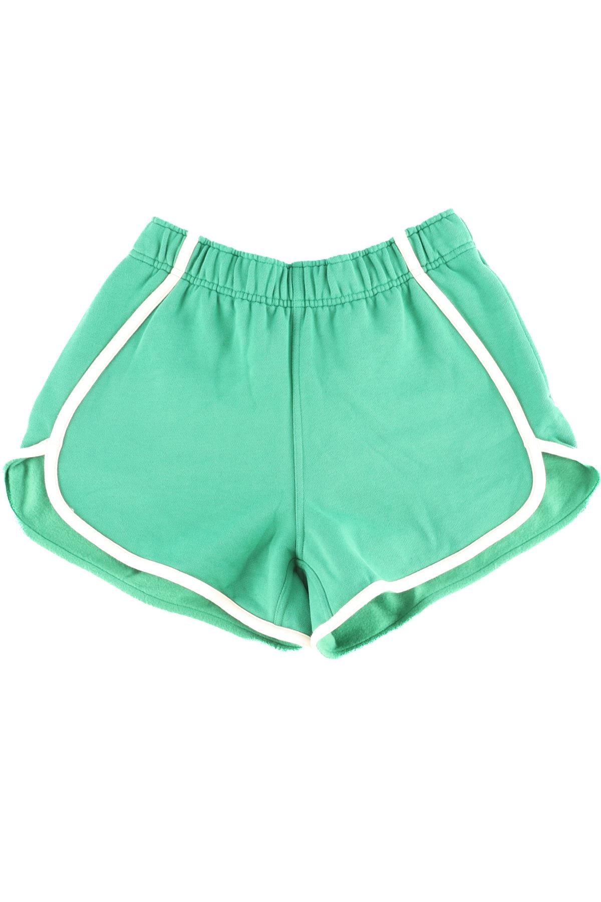 LULULEMON GREEN COTTON SHORTS SMALL