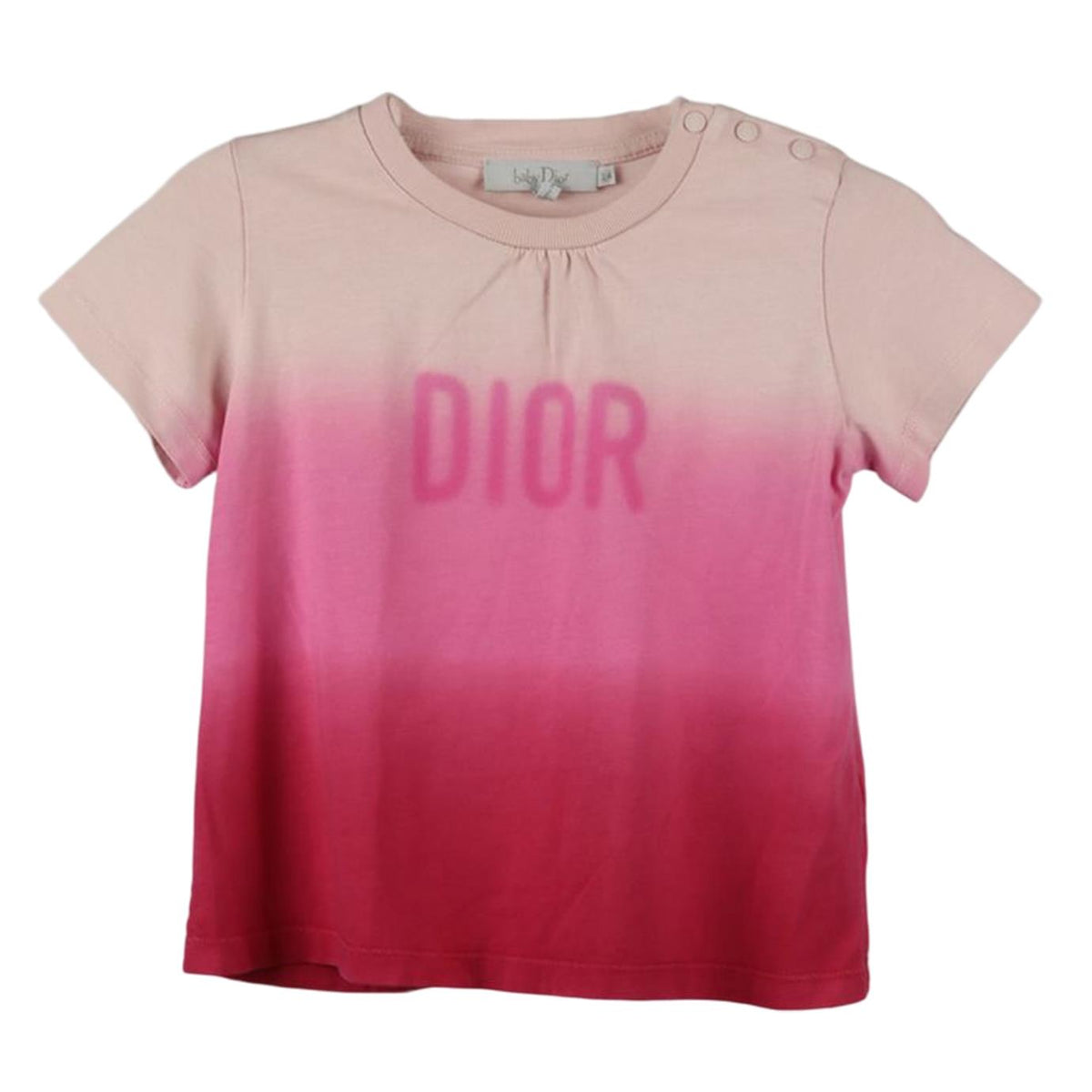 CHRISTIAN DIOR BABY GIRLS COTTON T-SHIRT 24 MONTHS
