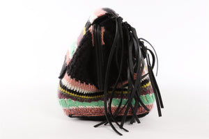 CHLOÉ MULTI PENELOPE SMALL KNIT SHOULDER BAG