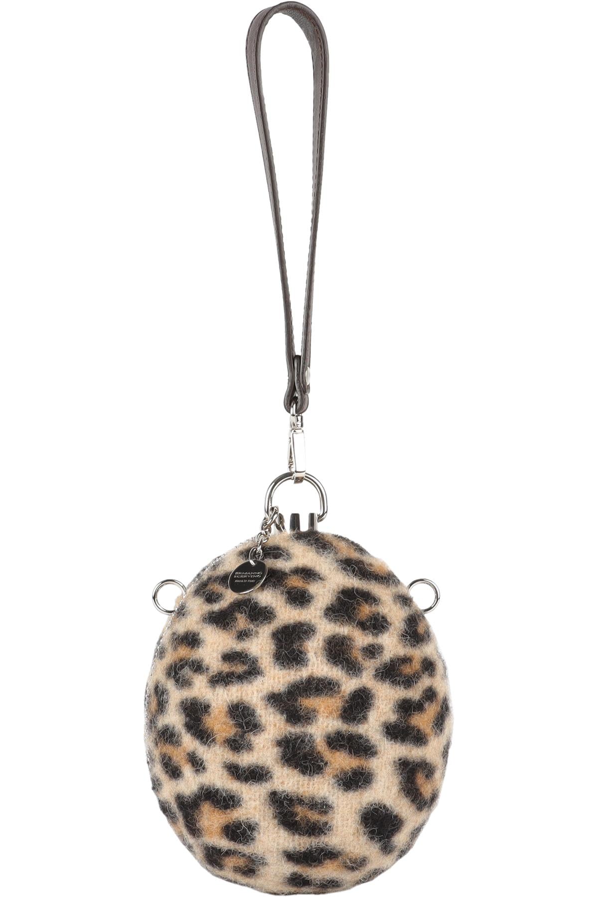ERMANNO SCERVINO BEIGE BOOM BOOM FELT TOTE BAG