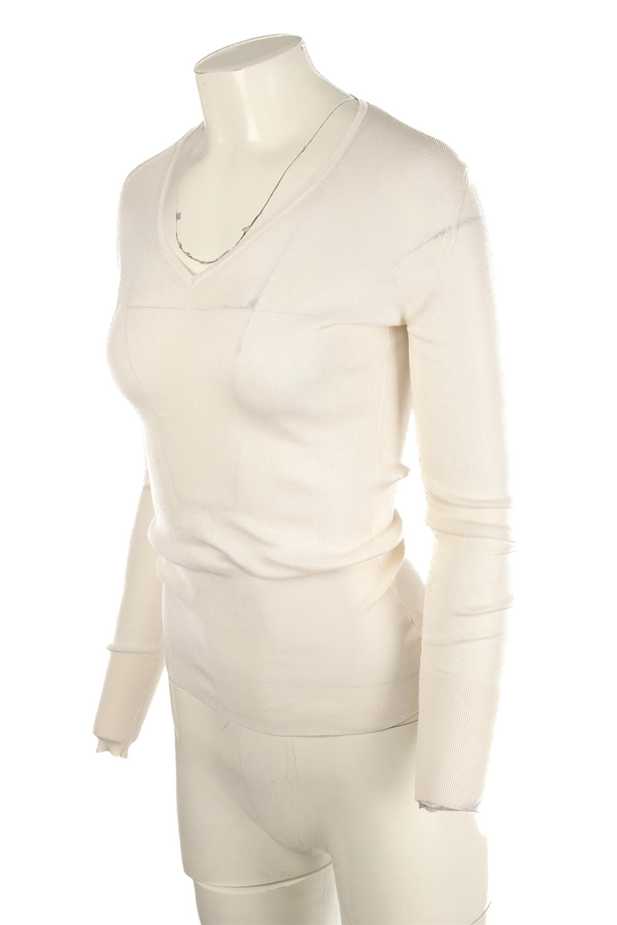 GUCCI IVORY VINTAGE SILK TOP XLARGE