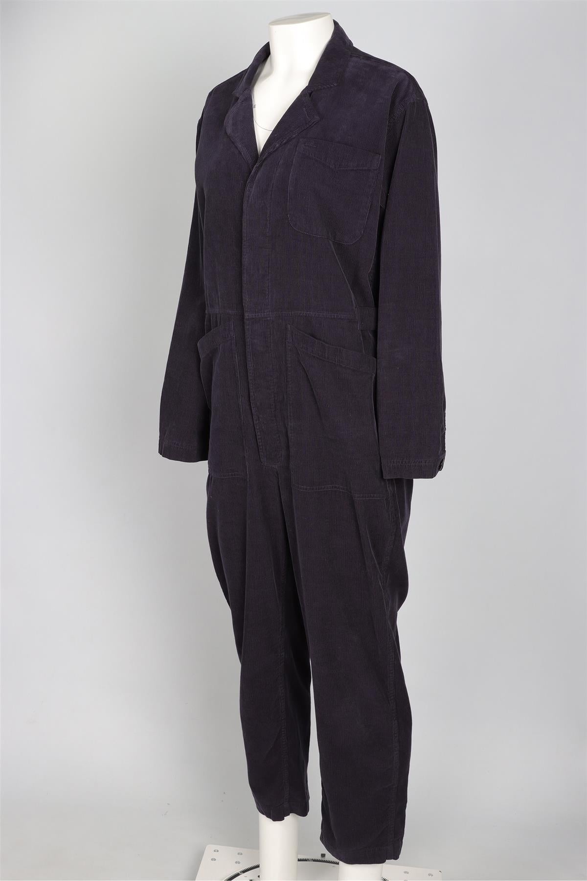 ALEX MILL NAVY CORDUROY JUMPSUIT LARGE