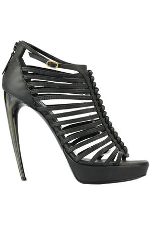 Alexander McQueen Platform sandals | Women's Shoes | IetpShops | Alexander  McQueen triple band Punk ring