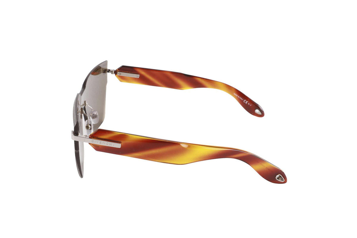 GIVENCHY BROWN D FRAME ACETATE SUNGLASSES