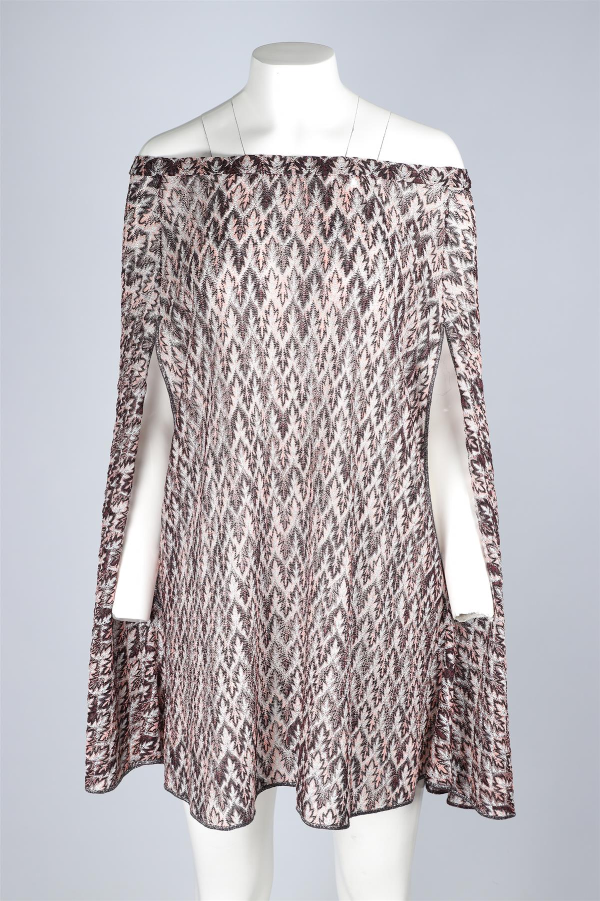 MISSONI MULTI CROCHET PONCHO IT 40 UK 8