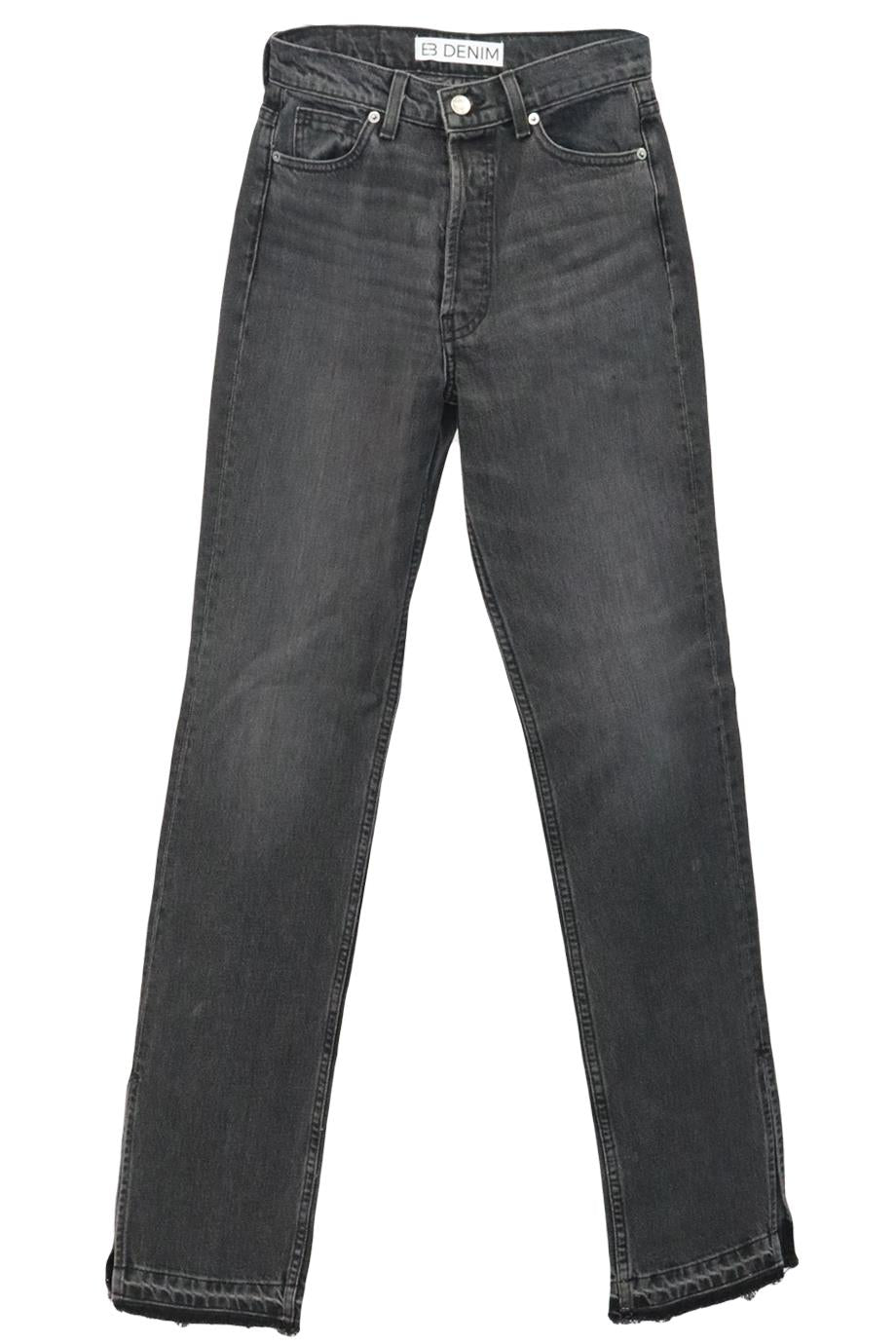 EB DENIM HIGH RISE STRAIGHT LEG JEANS W25 UK 6-8