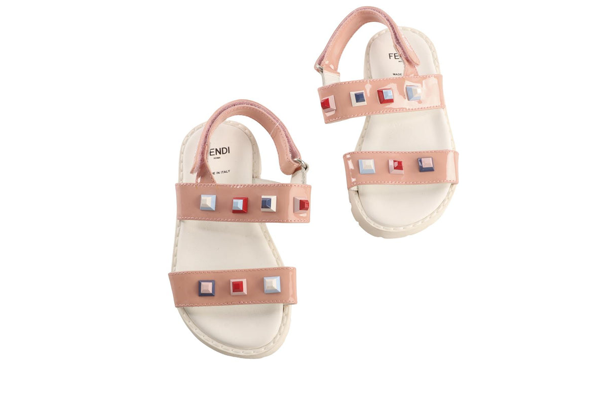 FENDI PINK KIDS GIRLS SANDALS EU 25 UK 7 US 10