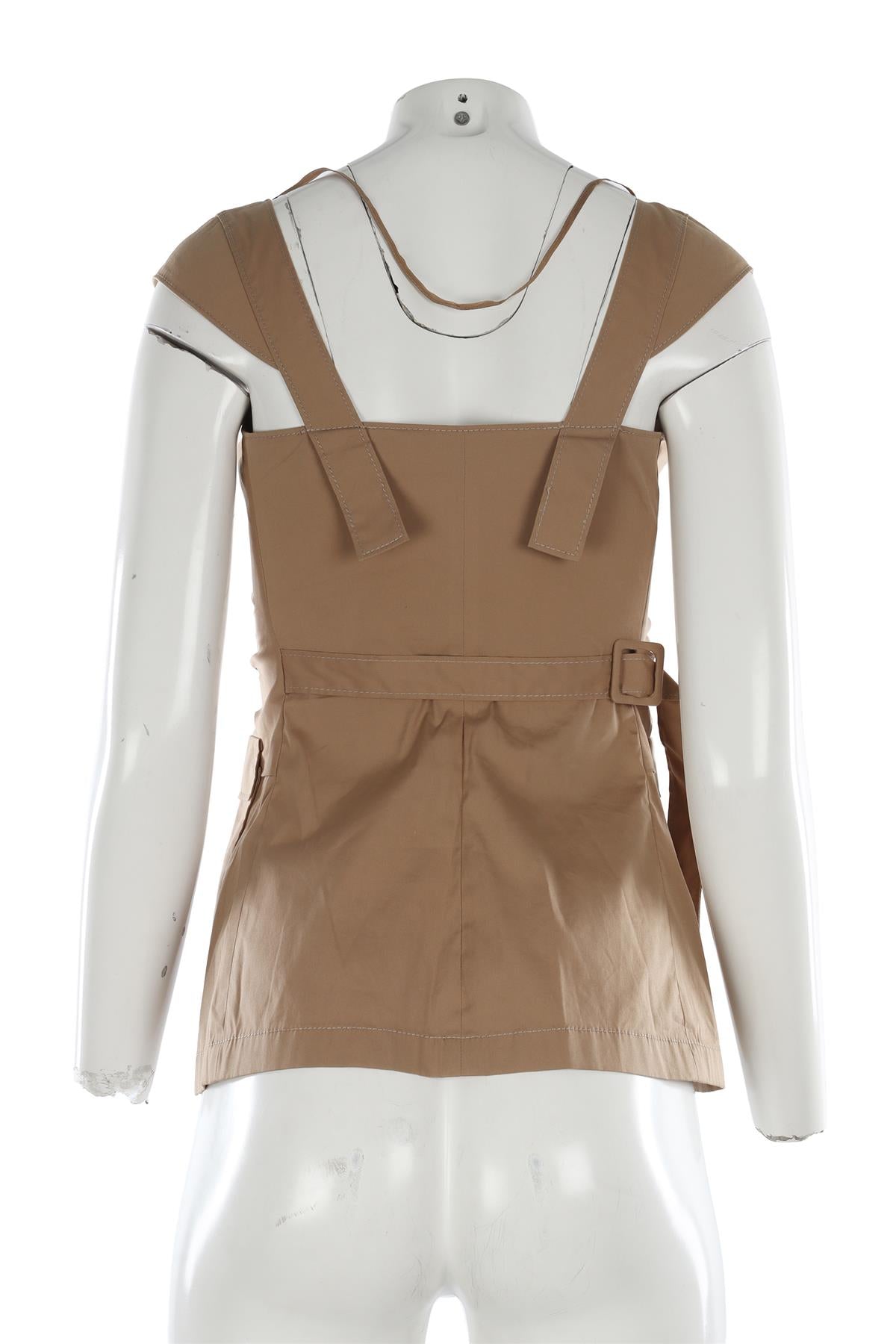 PRADA BEIGE COTTON TOP IT 40 UK 8 US 4