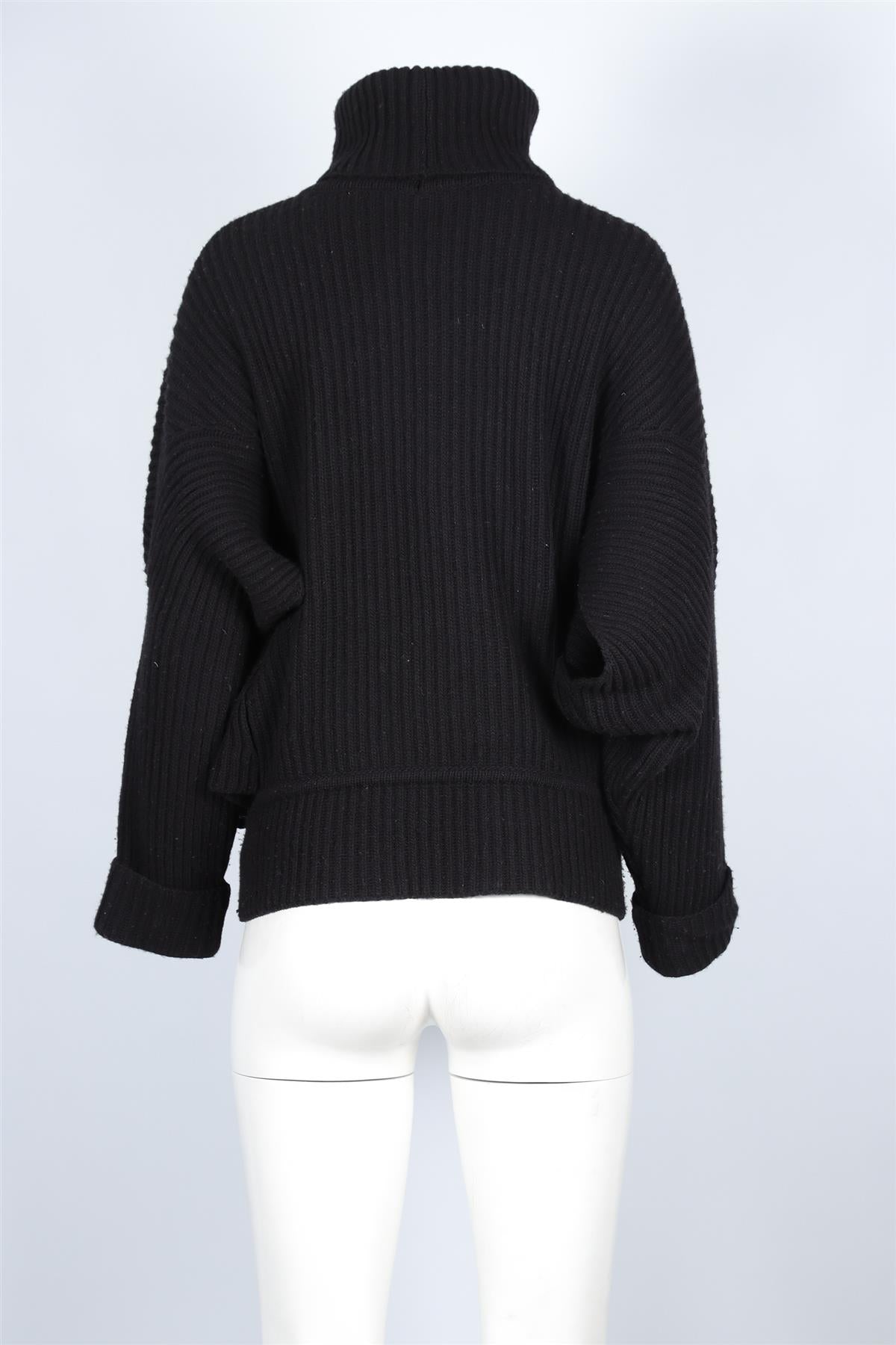 Antonio Berardi Black Wool Sweater IT 44 UK 12