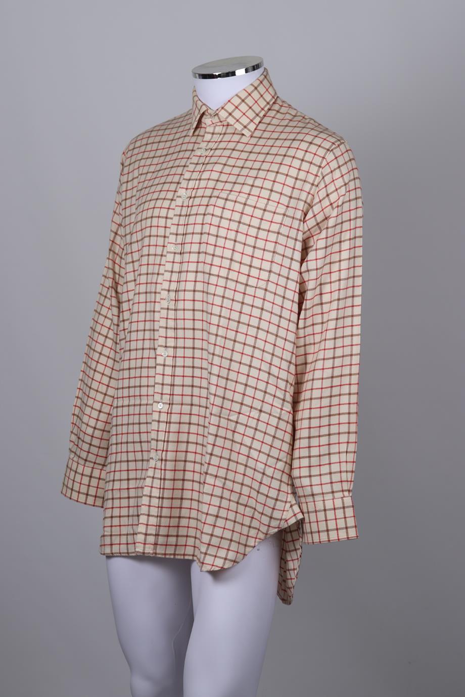 PURDEY MEN'S CHECKED COTTON SHIRT UK/US CHEST 36