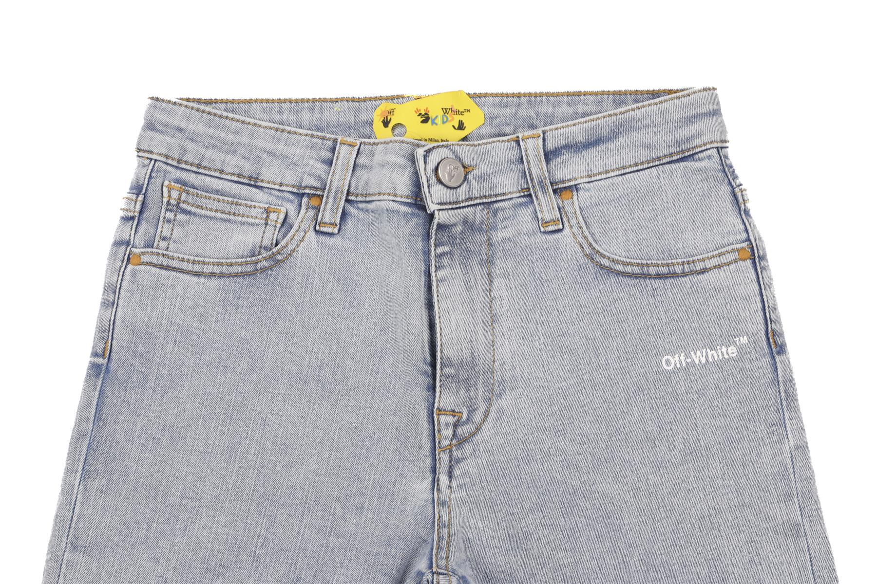 OFF-WHITE BLUE KIDS BOYS SHORTS 10 YEARS