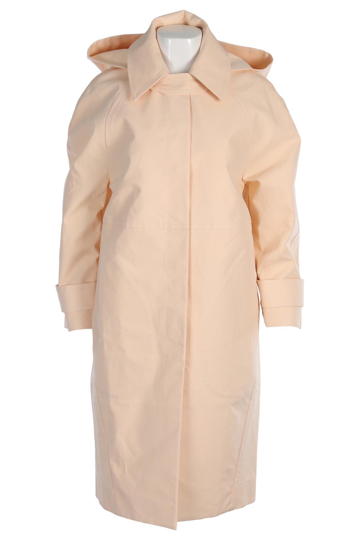 ZIMMERMANN PEACH COTTON COAT XSMALL