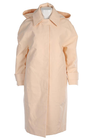 ZIMMERMANN PEACH COTTON COAT XSMALL