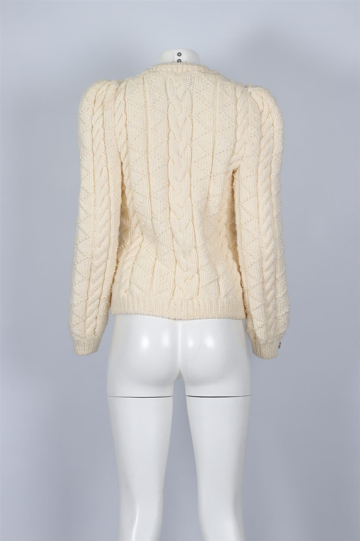 MARIDRUNA CREAM WOOL SWEATER ONE SIZE