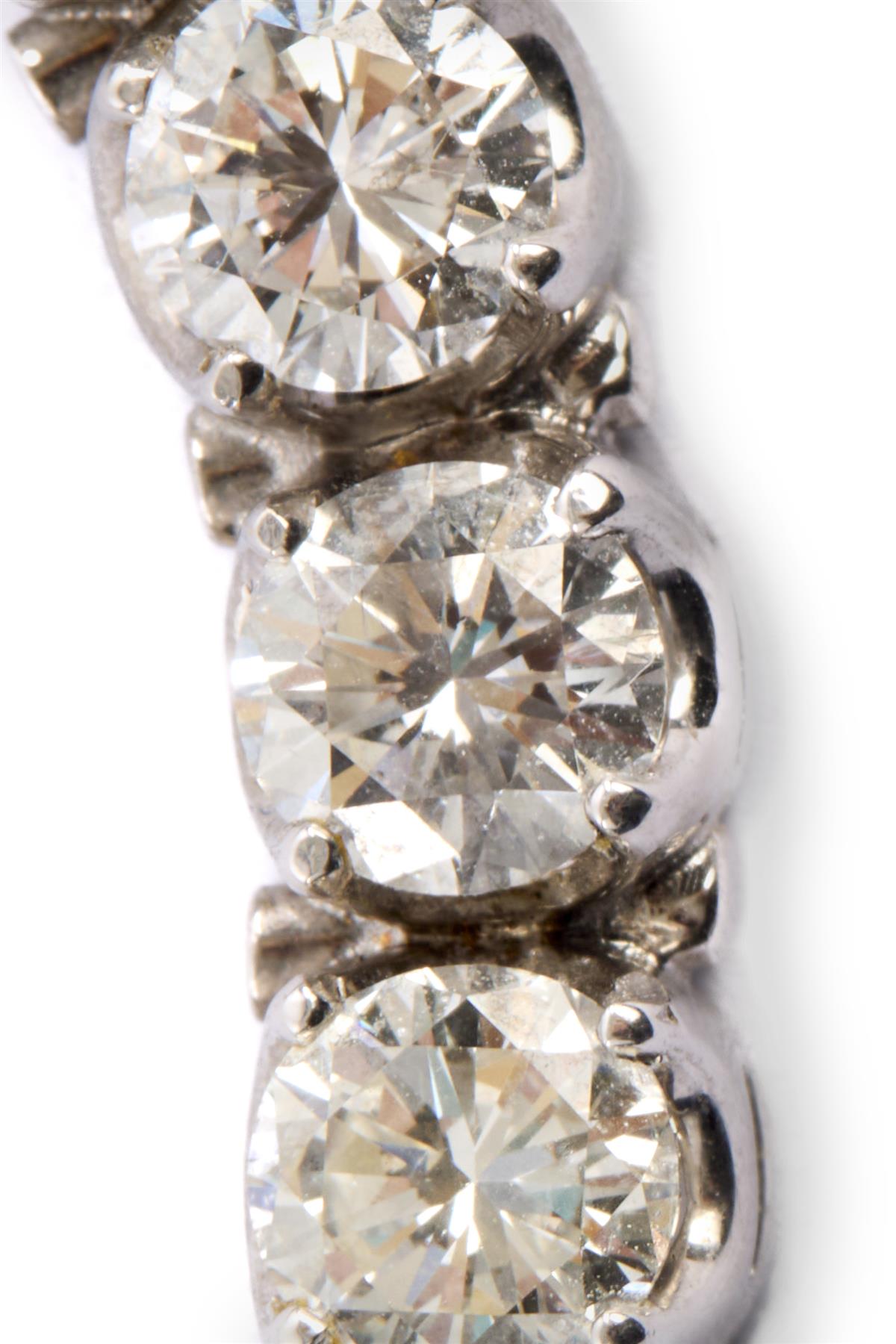 14K WHITE GOLD 11.5CTS DIAMOND NECKLACE