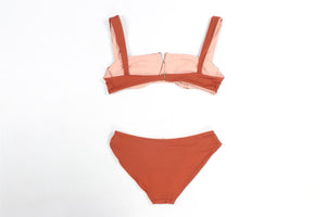 KYA SWIM BROWN BIKINI MEDIUM-LARGE