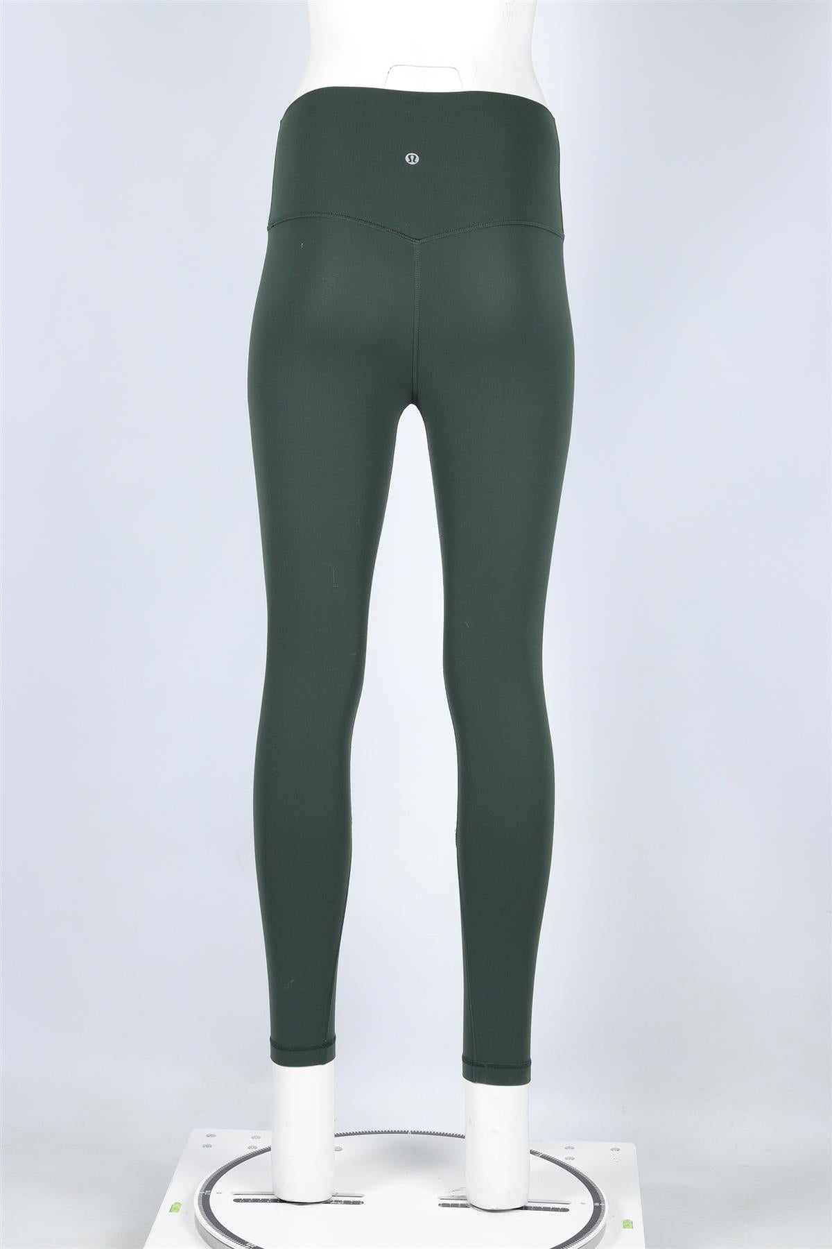 LULULEMON FOREST GREEN JERSEY LEGGINGS US 2 UK 6