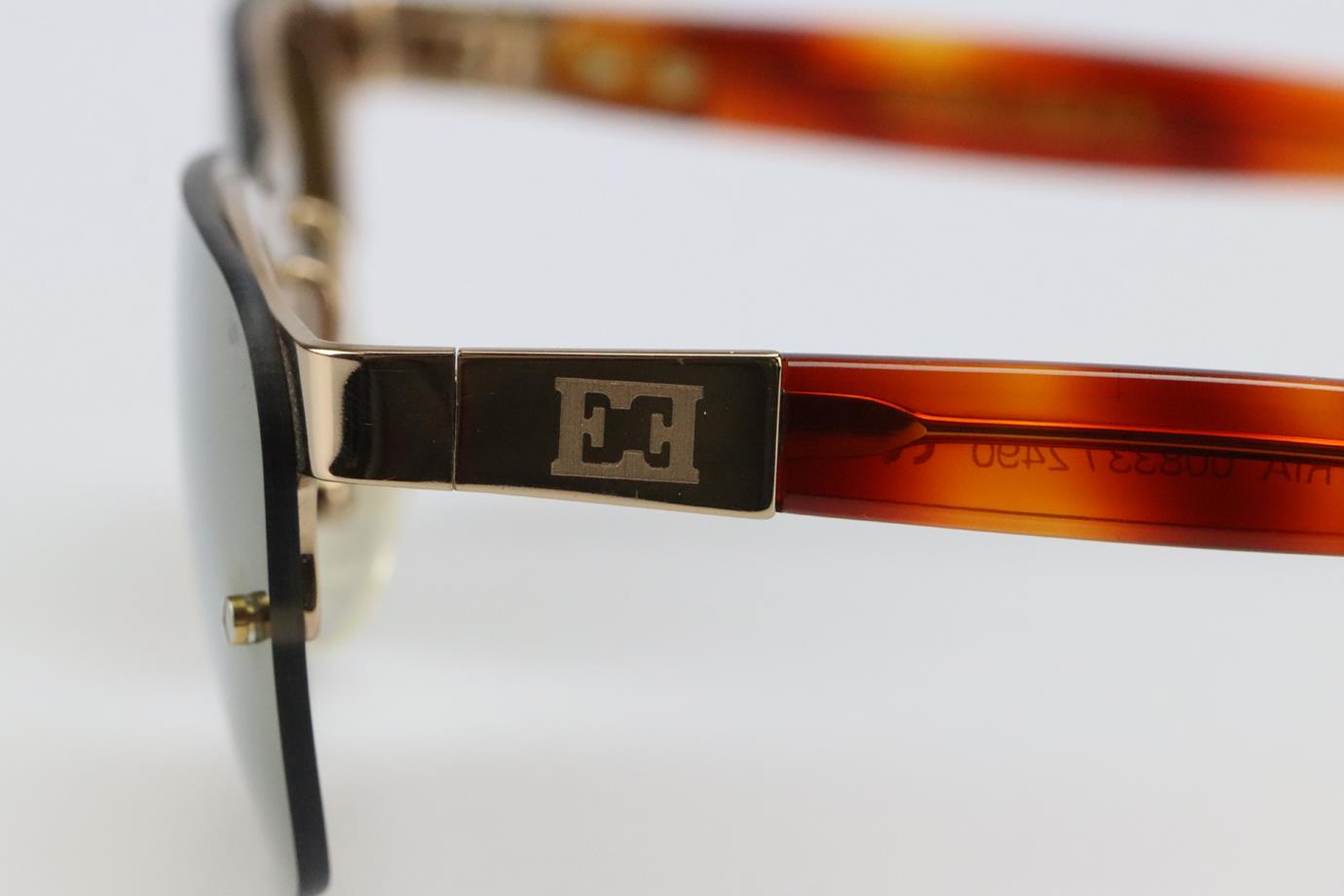 ESCADA SQUARE FRAME TORTOISESHELL ACETATE SUNGLASSES