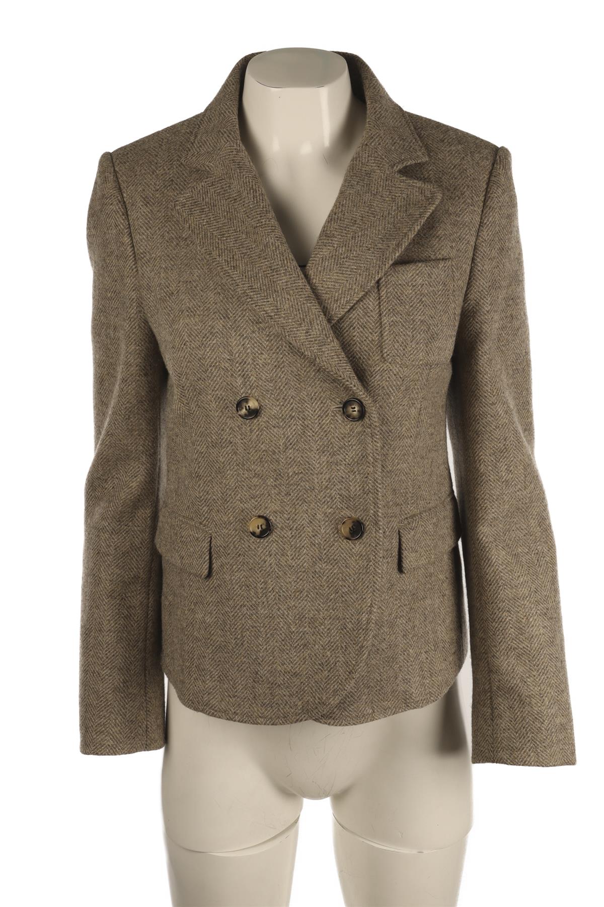 LOEWE BROWN WOOL BLAZER FR 38 UK 10